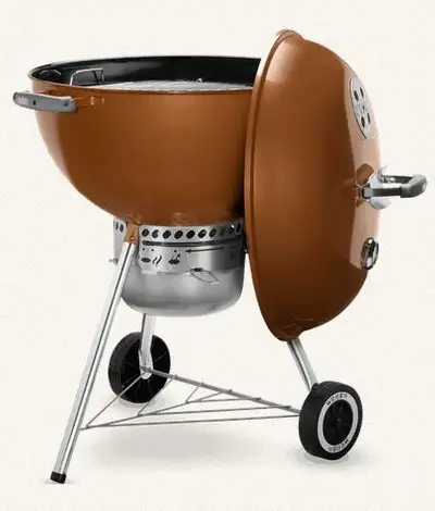 NEW COPPER Weber 22" Original Kettle Premium $250 Firm. Pickup Brimley Rd and Steeles Ave East. Feat...