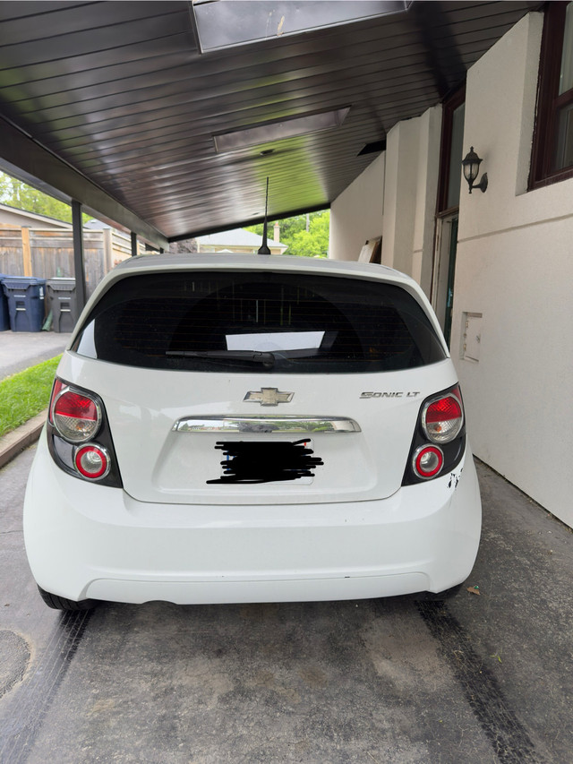 Chevy Sonic 2012 White in Cars & Trucks in Mississauga / Peel Region - Image 2