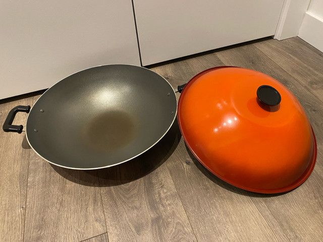 Large Orange Wok in Other in Burnaby/New Westminster