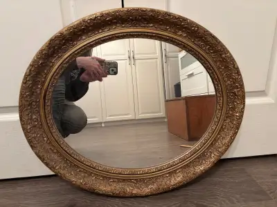 Lightweight Resin Gold Mirror Bath Wall Decorate Castle Safe Md, View more