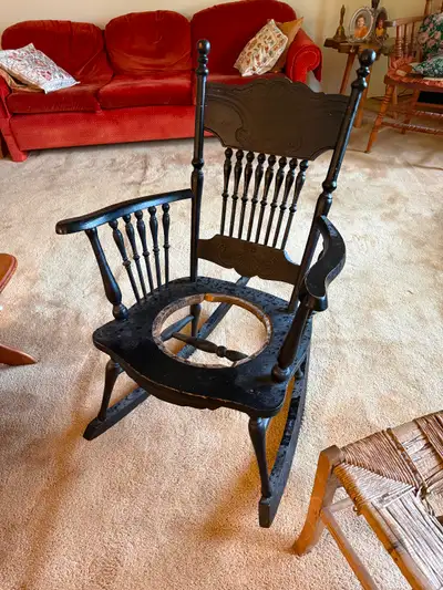 Antique chairs rocking chair, side chair,, View more