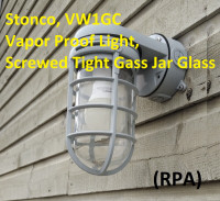 Light - Stonco, Vapor Proof Light, Screwed Tight Glass Jar (12)