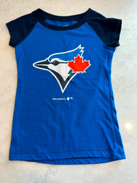 MLB Toronto Blue Jays Mens Medium Polyester T-Shirt - Gently Used