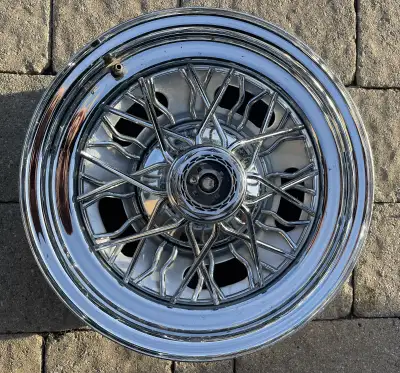 Set of 4 Wire Basket Wheels used good condition! Extra set of wire baskets included. (New, never use...