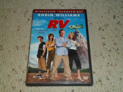 For sale is a RV widescreen DVD Robin Williams. Great condition! A forced family vacation in a recre...