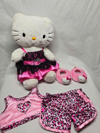 Hello Kitty Build A Bear Plush Doll White Sanrio OG 18 inch