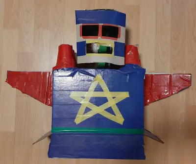Homemade space robot costume, View more