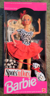SPOTS 'N DOTS SPECIAL EDITION BARBIE WITH DALMATIAN DOG -VINTAGE