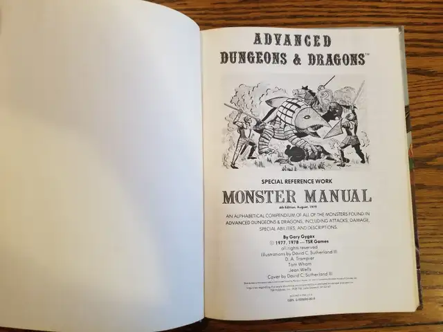 DUNGEONS AND DRAGONS MONSTER MANUAL 4TH PRINT in Arts & Collectibles in City of Toronto - Image 3
