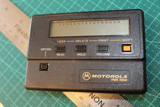 Vintage Motorola PMR 2000 Pager Device with Belt Clip Holster in General Electronics in City of Toronto