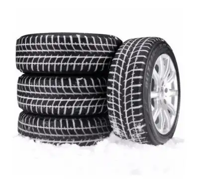Selling 4 winter tires on rims Used size225/60/R17 * tread 7-8mm like new .If you interested or have...
