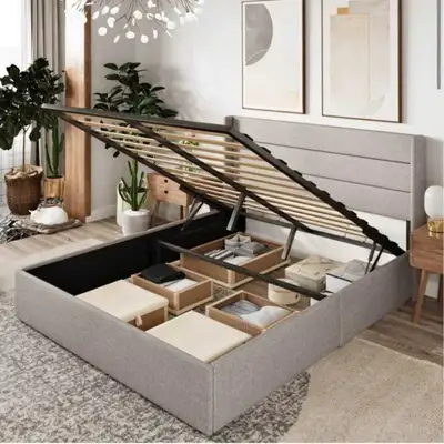 lit queen avec le rangement , View more