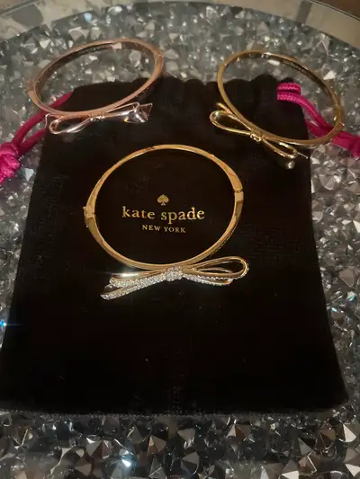 I have 3 beautiful Kate spade bracelets in like new condition as they have been hardly worn. Selling...
