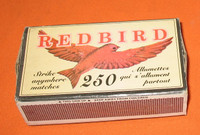 REDBIRD EDDY Comp.  Matches - Strike Anywhere Wood Stick Matches