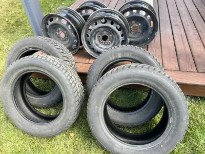 Selling nearly new winter tires. They were purchased last winter but we no longer have the car. Also...