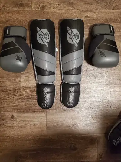 Brand New Hayabusa Boxing Gear Boxing Gloves Boxing Shin Gaurds , View more