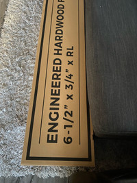 Engineered Hardwood 6-1/2” planks