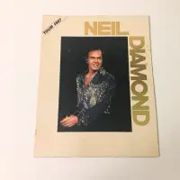 1987 Neil Diamond Concert Tour Souvenir Program