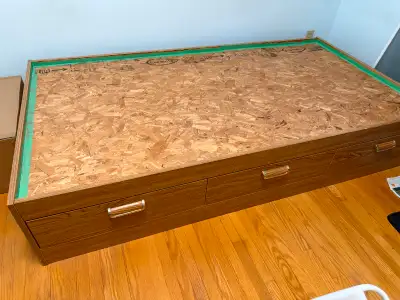 Single bed frame with drawers, View more