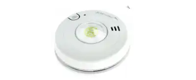 Hard Wired 1/2 size of standard smoke alarm This BRK(R) smoke alarm utilizes photoelectric smoke sen...