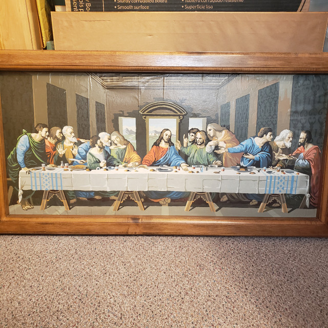 Jesus and The Last Supper Painting in Arts & Collectibles in Moncton