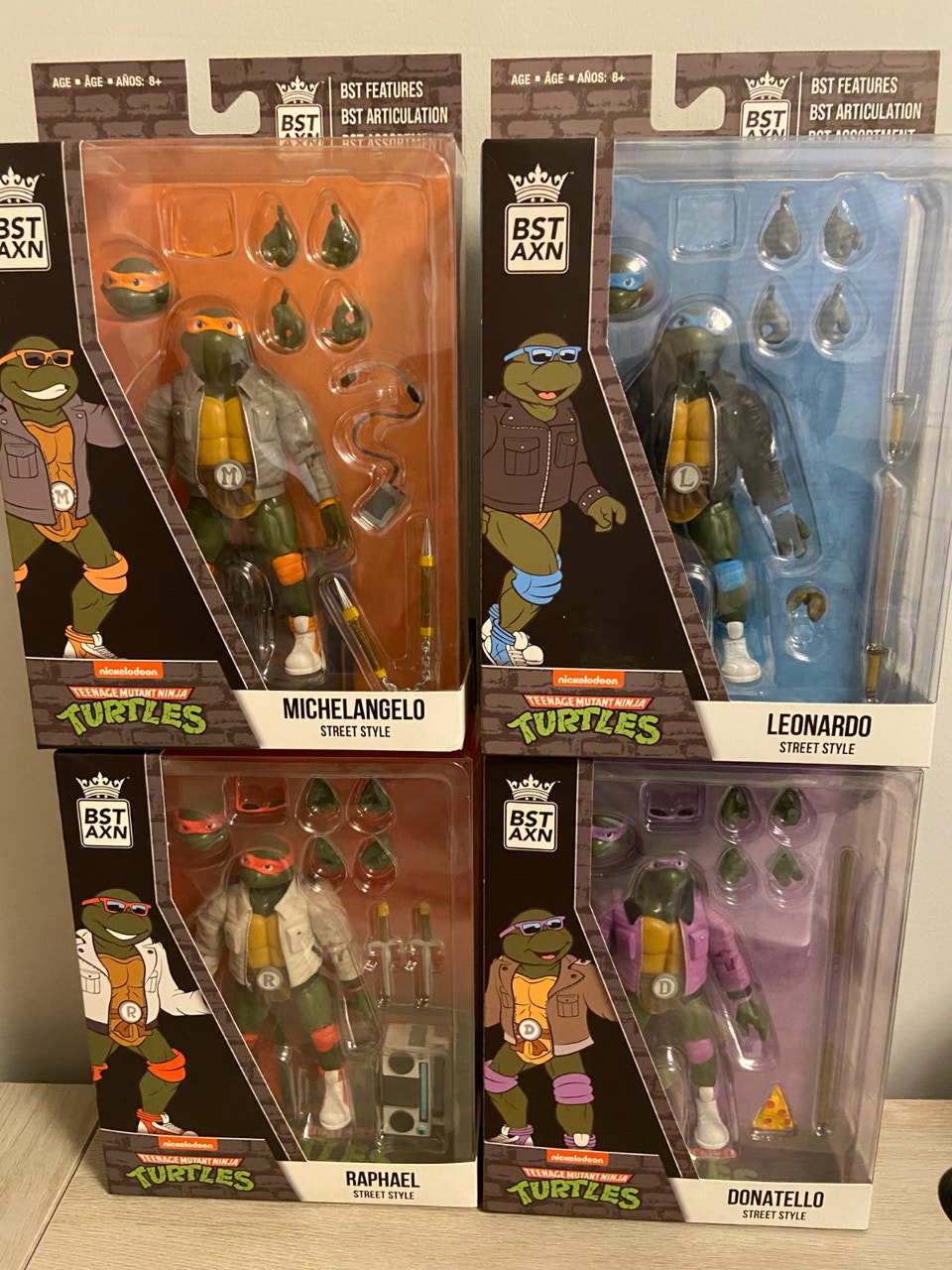 Loyal Subjects BST AXN TMNT Street Style Action Figures | Toys & Games ...
