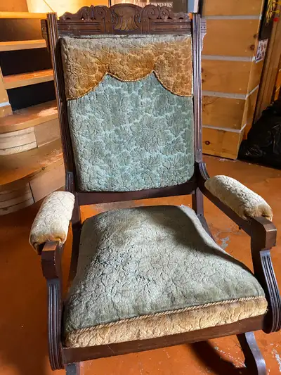 Platform Rocking Chair, Rocker, Vintage or Antique, View more
