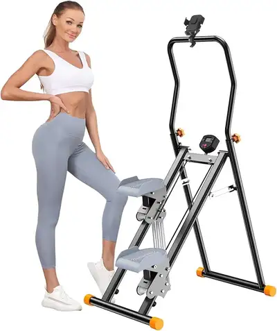 Adjustable Stair Climber Stepper w/ Monitor, View more