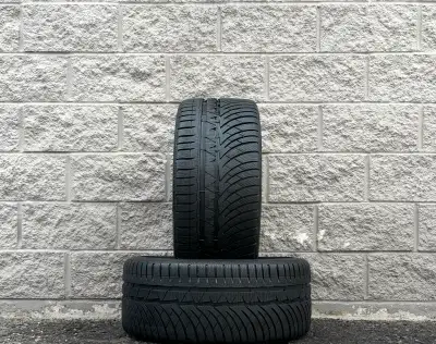 Winter / Snow Michelin Pilot Alpin PA4 BMW Star Rated Tires. 2x 255 35 19 (90%). Fits: BMW M3 / M4 /...