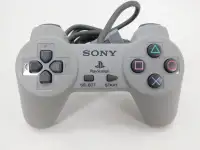 SONY PLAYSTATION SCPH-1080 WIRED GRAY CONTROLLER JOYSTICK