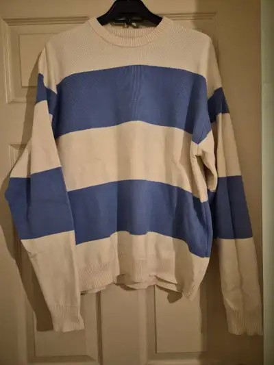 Zara Men's striped crew neck, View more