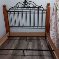 MOVING OUT SALE!!!! Selling bed frame and side tables