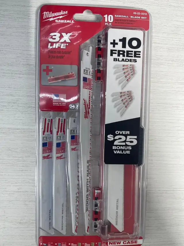 Milwaukee Tool SAWZALL Wood and Metal Cutting Bi-Metal Reciproca in Power Tools in Mississauga / Peel Region - Image 2