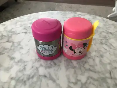 Food container steel stainless kids Used couple time Two both for $10
