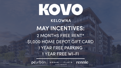 Now Leasing — 3 Bedroom Homes at Kovo in Kelowna starting at $3,025/month 2 Months Free Rent 1 Year...
