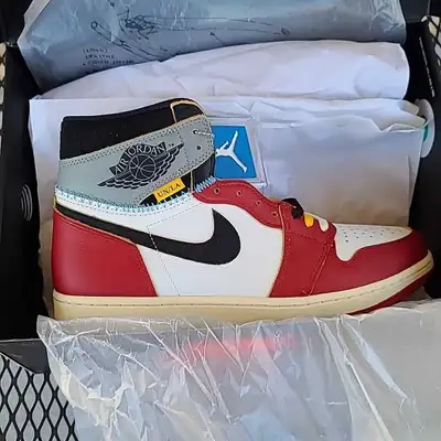 100% BRAND NEW Union LA x Air Jordan 1 High Chicago Shadow, View more