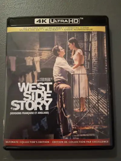 WEST SIDE STORY 4K ULTRA + BLU-RAY + DIGITAL CODE, View more