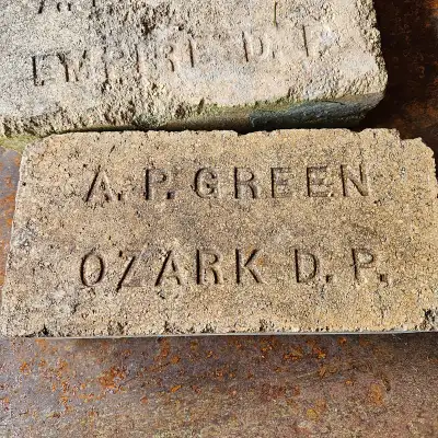 $30 for all 3 - (1) Empire D.P. and 2 Ozark D.P. **D.P. - Dry Press 9" X 4.5" X 2.5" Early 1900s A.P...