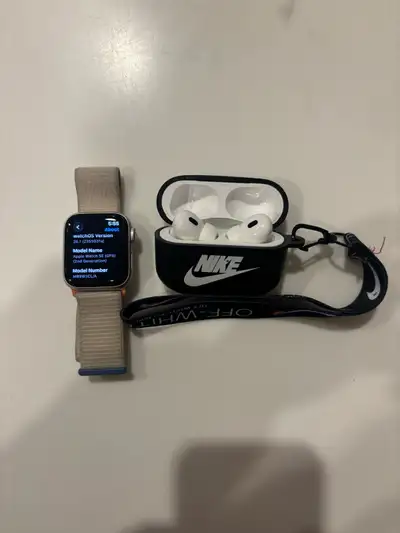 AirPods Pro 2 + Apple Watch SE 2 BUNDLE, View more