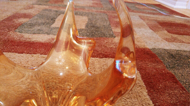 Vase en verre soufflé art déco années 60 style Murano / Murano s dans Art et objets de collection  à Ville de Montréal - Image 4