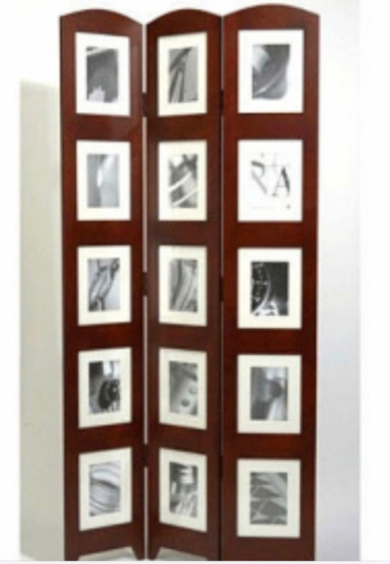Umbra floor screen holds 5x7 or 8x10 photos in Home Décor & Accents in Calgary
