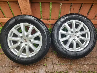 958 Porsche Cayenne (2011-2018) OEM alloy wheels & 255/55/18 Pirelli Scorpion Verde Plus tires all s...
