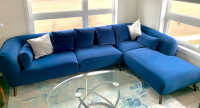 Blue sectional sofa - Structube