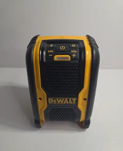 Dewalt  Bluetooth Jobsite Speaker- AUX-USB-12V DC, View more