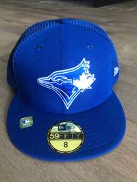 New Era Toronto Blue Jays Fitted Mesh Hat Sz 8