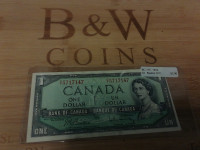 1954 Canadian $1 Beattie O/Y Banknote