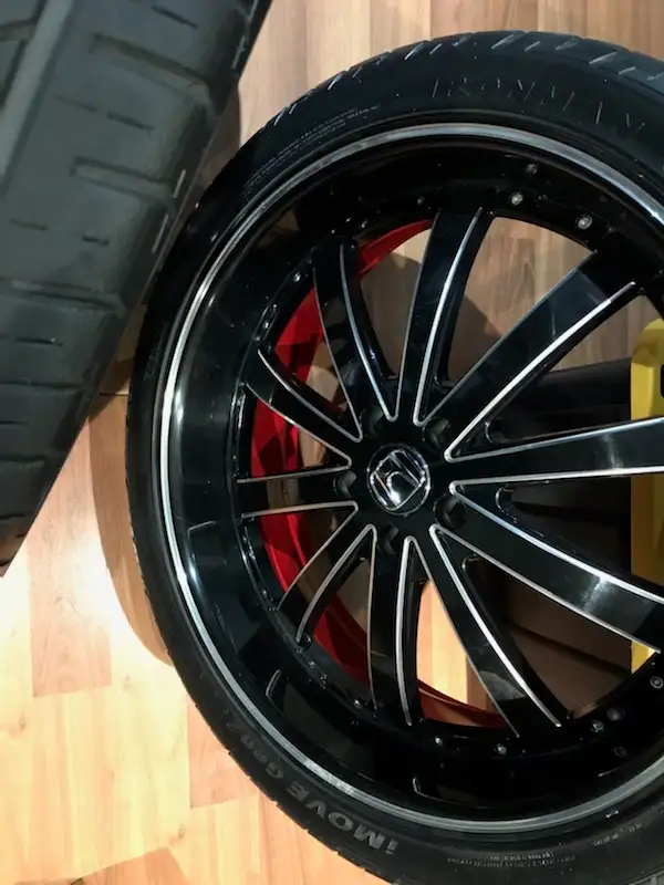 22" Red Sport Wheel 114.3x5 in Tires & Rims in Oshawa / Durham Region - Image 14