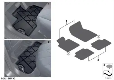 Brand new original BMW iX all weather mats. Fit all BMW iX 2022-2025 cars.