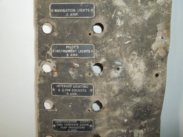 Bomber plane fuse panel cover in Arts & Collectibles in Kingston - Image 2