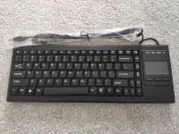 Keyboard with touchpad